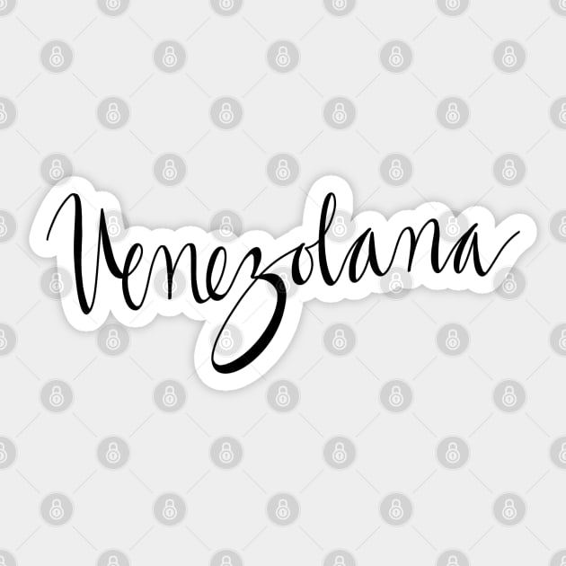 Venezolana Sticker by Johadesigns